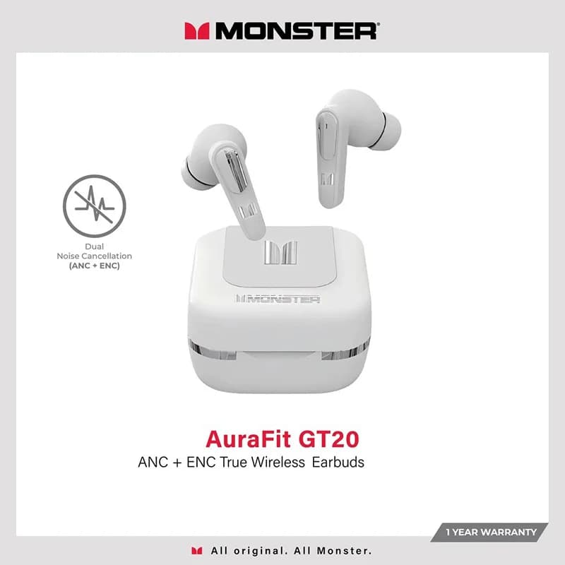 Auricolari Bluetooth wireless Monster originali ENC con riduzione del rumore Sport ANC Cuffie HiFi Cuffie da gioco a lunga durata
