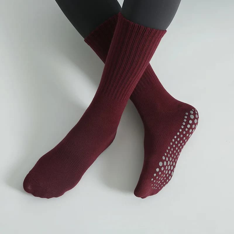 Yoga Socks Fitness Socks for Interior Silicone Anti-Slip Central Tube Women Cotton Socks Floor Socks Ball Socks Pilates