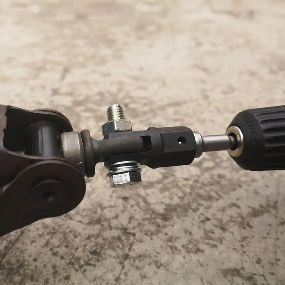 Strumento di riparazione dell'adattatore jack Adattatore per presa a forbice per auto da 1/2 pollice per parti di modifica dell'auto, strumento di manutenzione della chiave a percussione