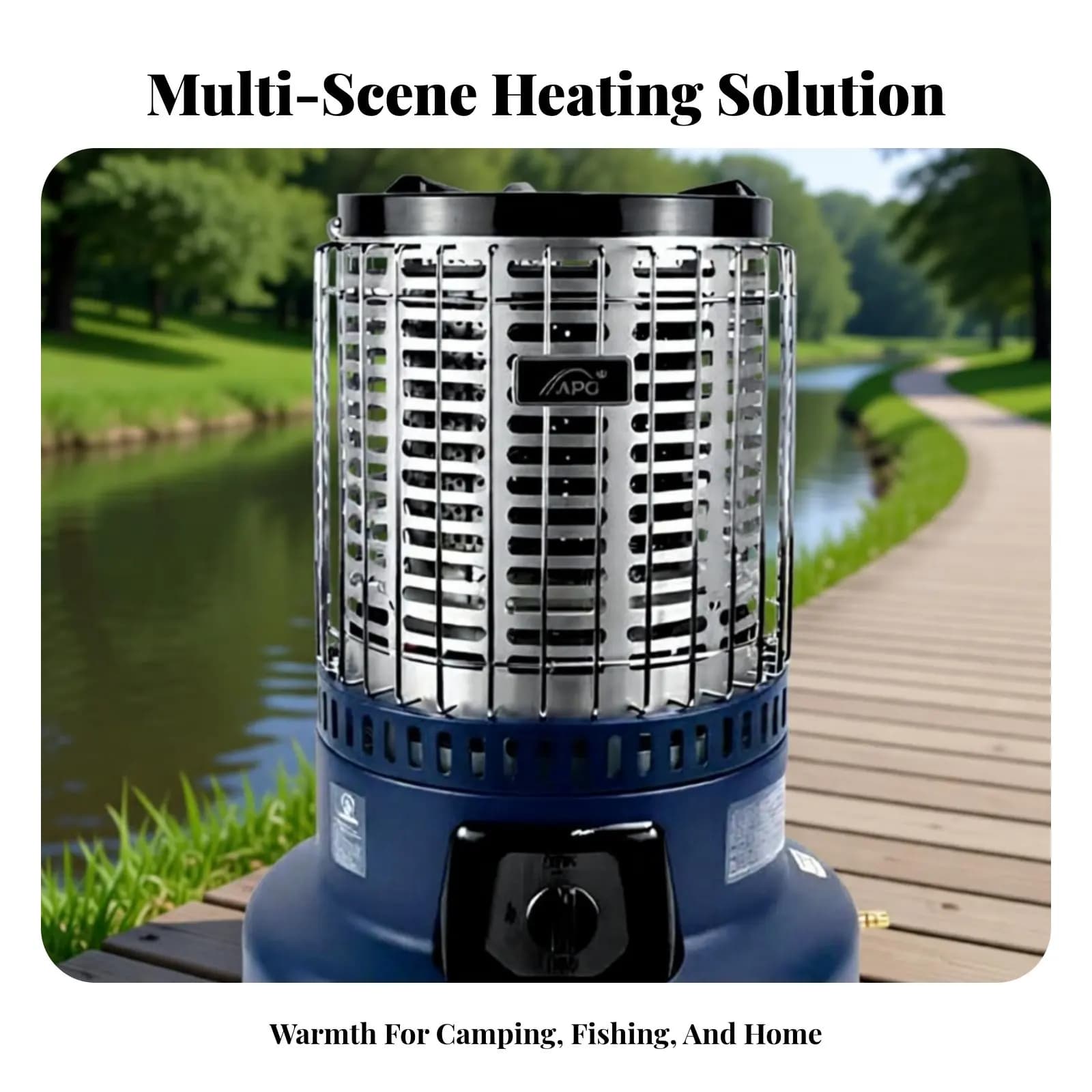 Outdoor Propano Heater, Camping Gas Stove, High Power, Multipurpose Heating, Portable Stove