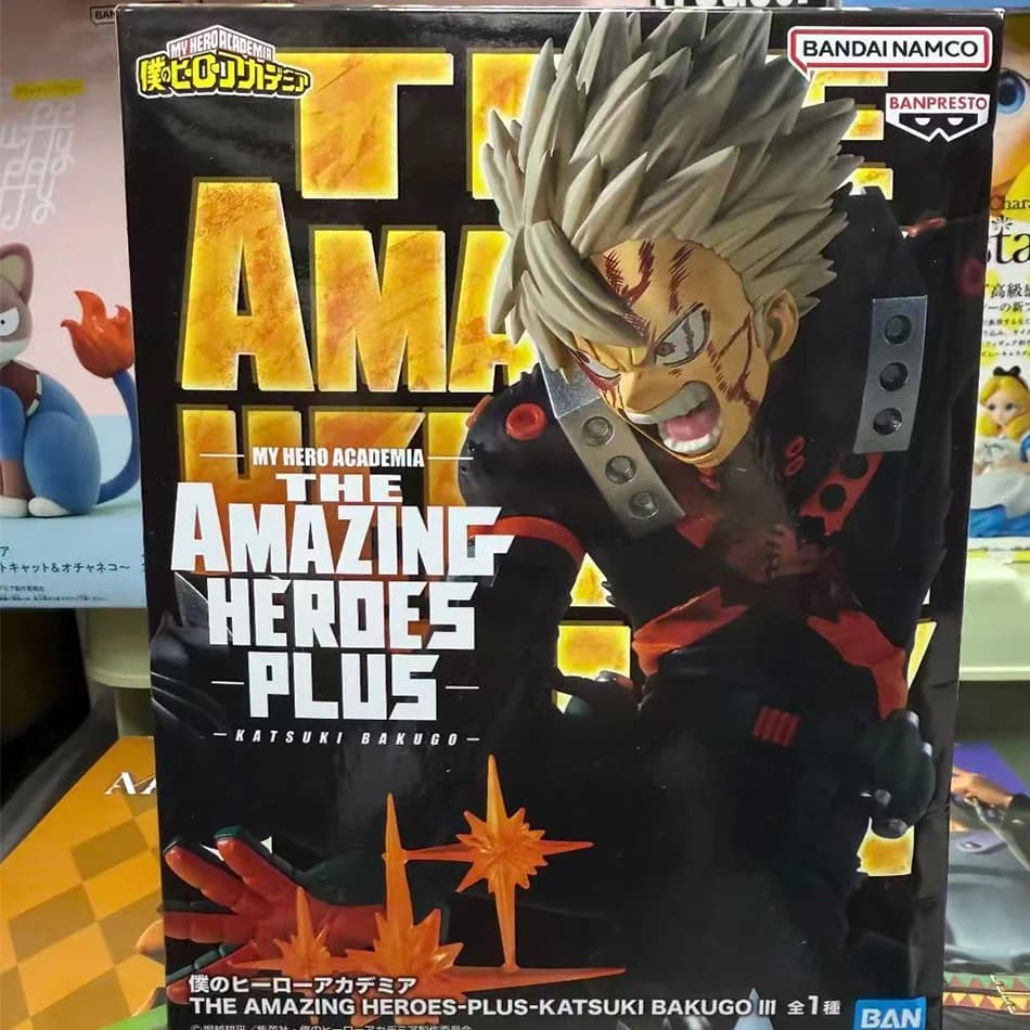Statuetta Action Figure di Bakugou Katsuki da 18cm, My Hero Academia, Modello in PVC, Decorazione da Collezione, Regalo di Natale