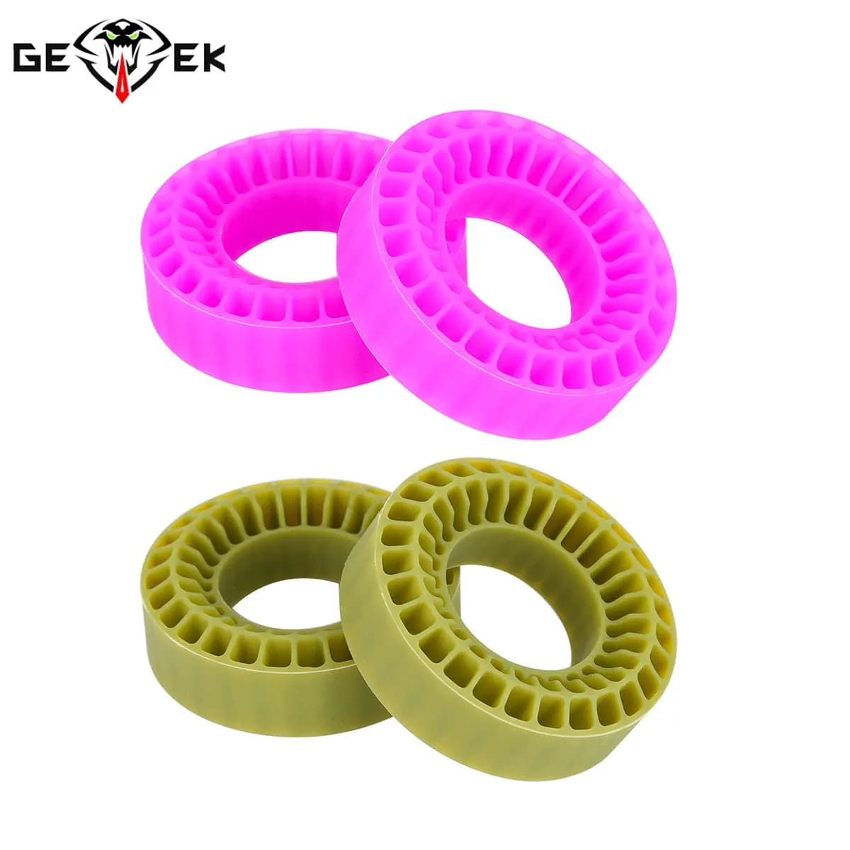 Schiuma per inserto in gel di silice da 55 mm adatta per pneumatici da 1,0 pollici per 1/18 1/24 Rc Crawler Car SCX24 Fcx24 Ax24 Enduro24 TRX4M Parte di aggiornamento dei pneumatici