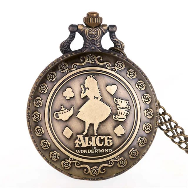 New Vintage Quartz Pocket Watches for Women, Men and Children, Analog Watch with Necklace Pendant, Christmas Gift and Birthday