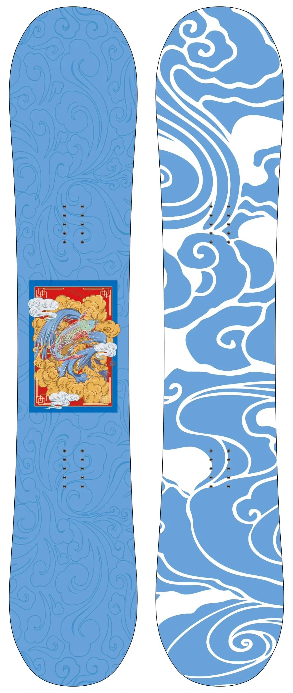 China Factory Direct Wholesale Snowboards Skis Set Customizable All-around Board Plane-cut Skateboard