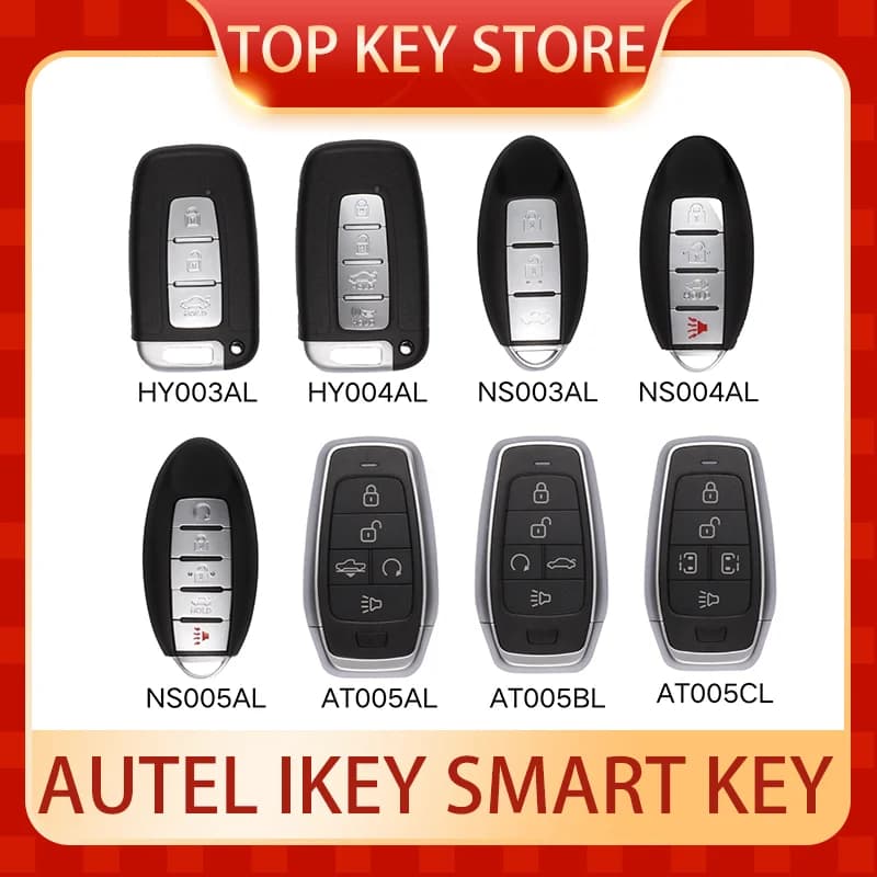 AUTEL IKEY HY003AL HY004AL NS003AL NS004AL NS005AL AT005AL AT005BL AT005CL Chiave Intelligente Universale Senza Chiave KM100 IM508 IM608 XP400