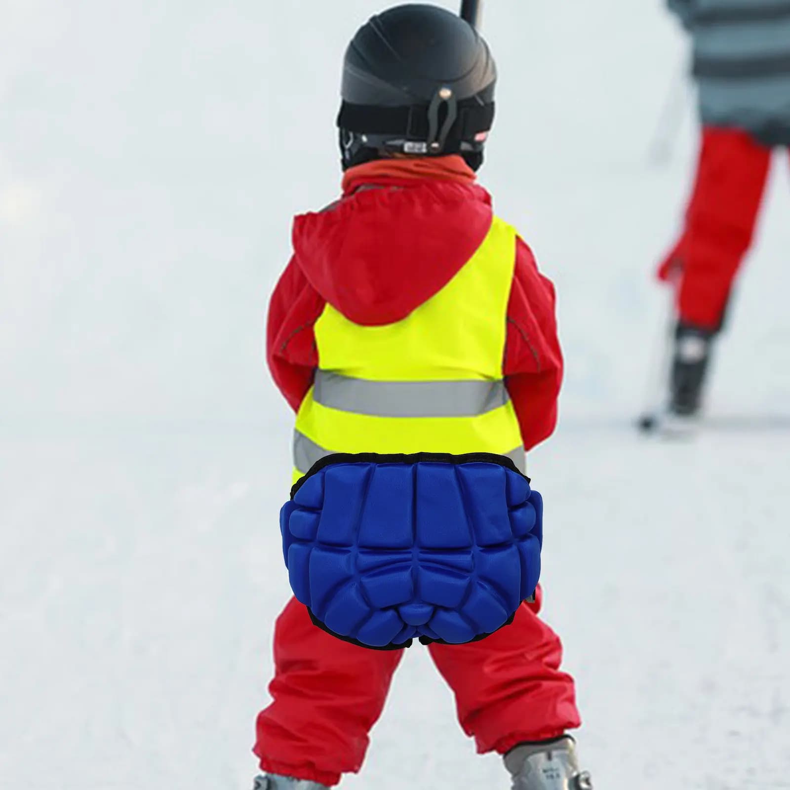 Protezioni per Anca per Bambini, Pantaloncini Imbottiti Spessi Regolabili per Pattinaggio su Ghiaccio, Skateboard, Snowboard, Protezioni per Glutei per Bambini