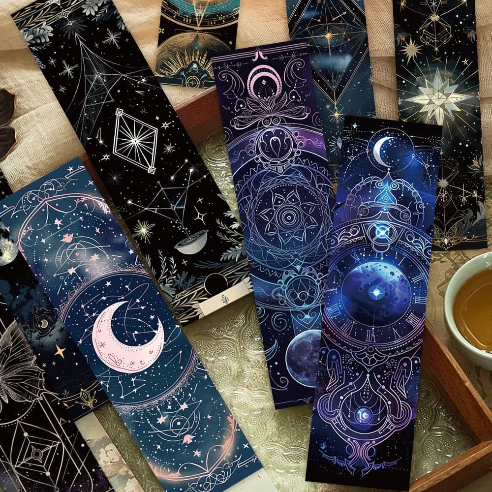 30 pezzi tarocchi strega luna segnalibri estetica decorazioni di carte pagine di lettura segni di libri cancelleria per studenti regali creativi