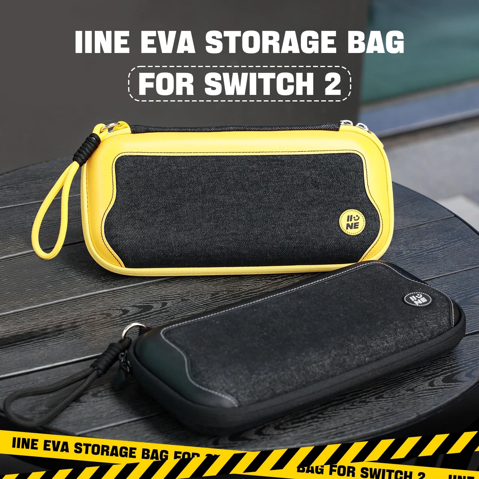 Borsa portaoggetti IINE EVA per Switch 2 - Vestibilità per stampo macchina reale, materiali di alta qualità, facile da trasportare