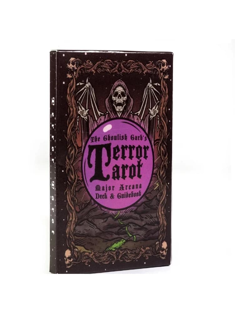 Gioco di carte dei tarocchi del terrore A 23 giochi di Borad del mazzo dell'edizione Oracle di divinazione inglese