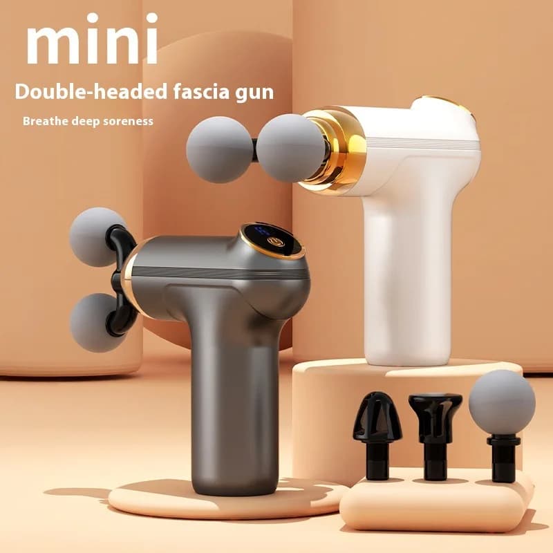 Pistola per massaggio con vibrazione dei tessuti profondi Rilassa la mini pistola per massaggio muscolare