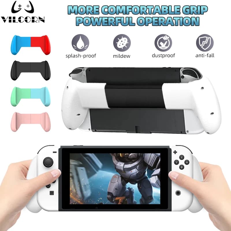 Supporto protettivo sostituibile con impugnatura per interruttore NS Custodia Oled Impugnatura portatile per tablet mobile ios Android