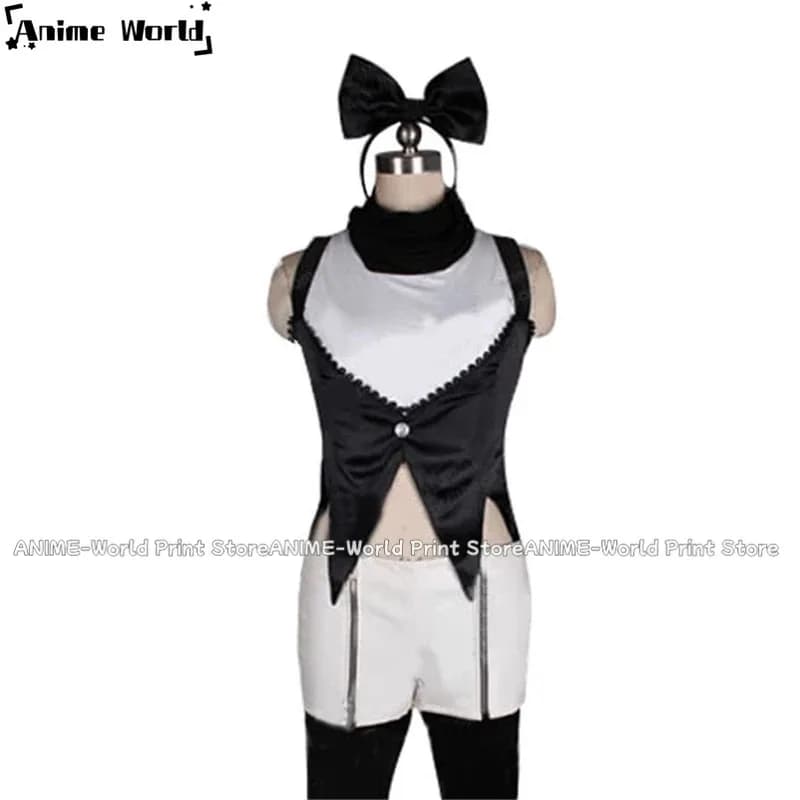 《Custom Size》Anime Blake Belladonna Female Black and White Halloween Costumesb;4.f'7;j,3'