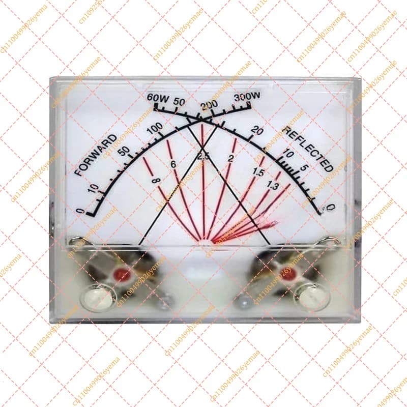 FY SWR Watt Meter with Backlight for Radio Station, Transmitter Power SWR Meter Head, Standing Wave Ratio Monitor