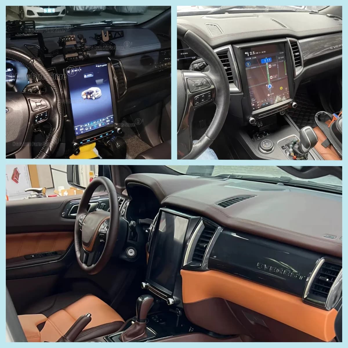 MZ Touch screen Android 14 Car stereo FOR Ford Ranger Everest 2016-2021 Car Radio 12.1" GPS navi multimedia player HD head unit