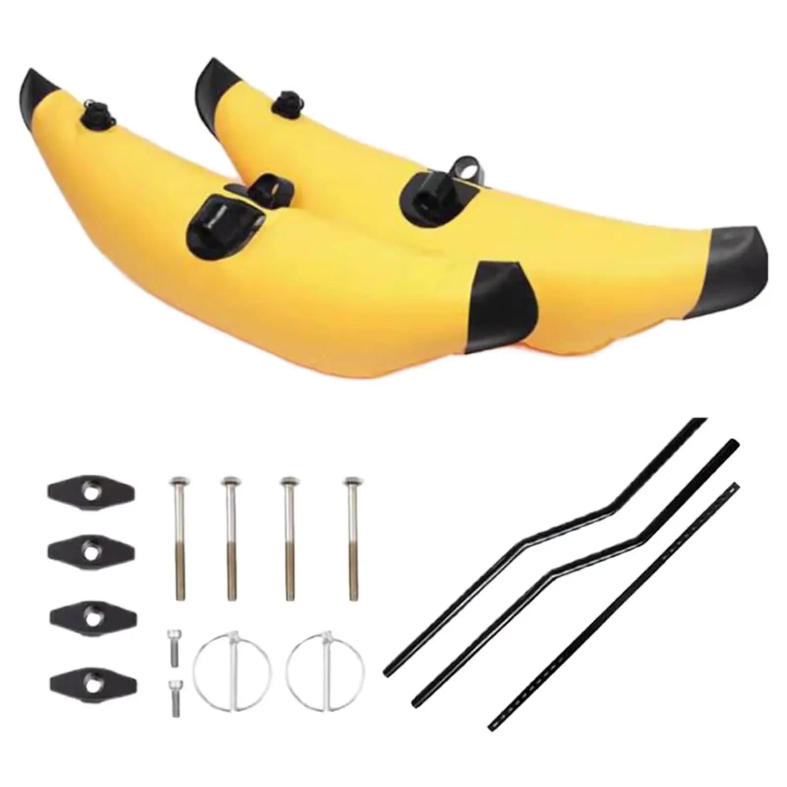 2 Pezzi Stabilizzatore per Kayak Kayak Outrigger Galleggiante Bilanciatore Gonfiabile Accessori per Kayak Galleggiante per Equilibrio per Kayak per Bambini