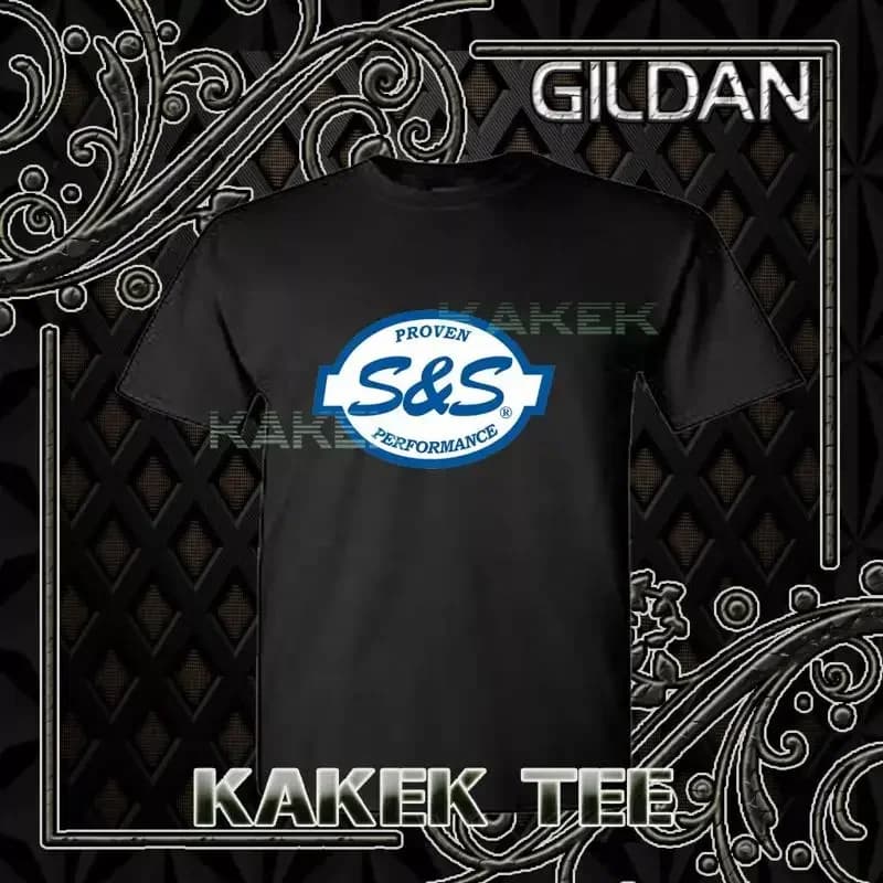 New S Cycle Proven Performance Motorcycle Logo T Shirt Full Size 4XL