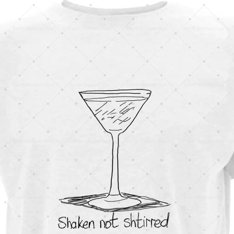 T-shirt con cappuccio da uomo 2026 Shaken not Stirred – Stile fumetto disegnato a mano James Bond Dads Films and TV Unisex S-6XL Plus Size