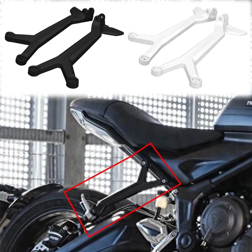 For Trident 660 Trident660 2021 2022 2023 2024 2025 Rear Footrests Passenger Footpegs Foot Rests Support Motorcycle Accessories