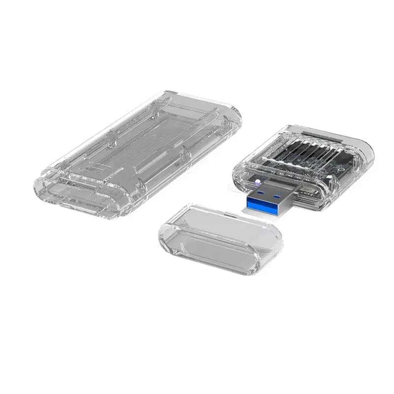 A29F-Detachable M.2 Nvme SSD Enclosure M.2 To Type-A USB3.2 External Adapter NVME SSD Case Box Laptop Accessories