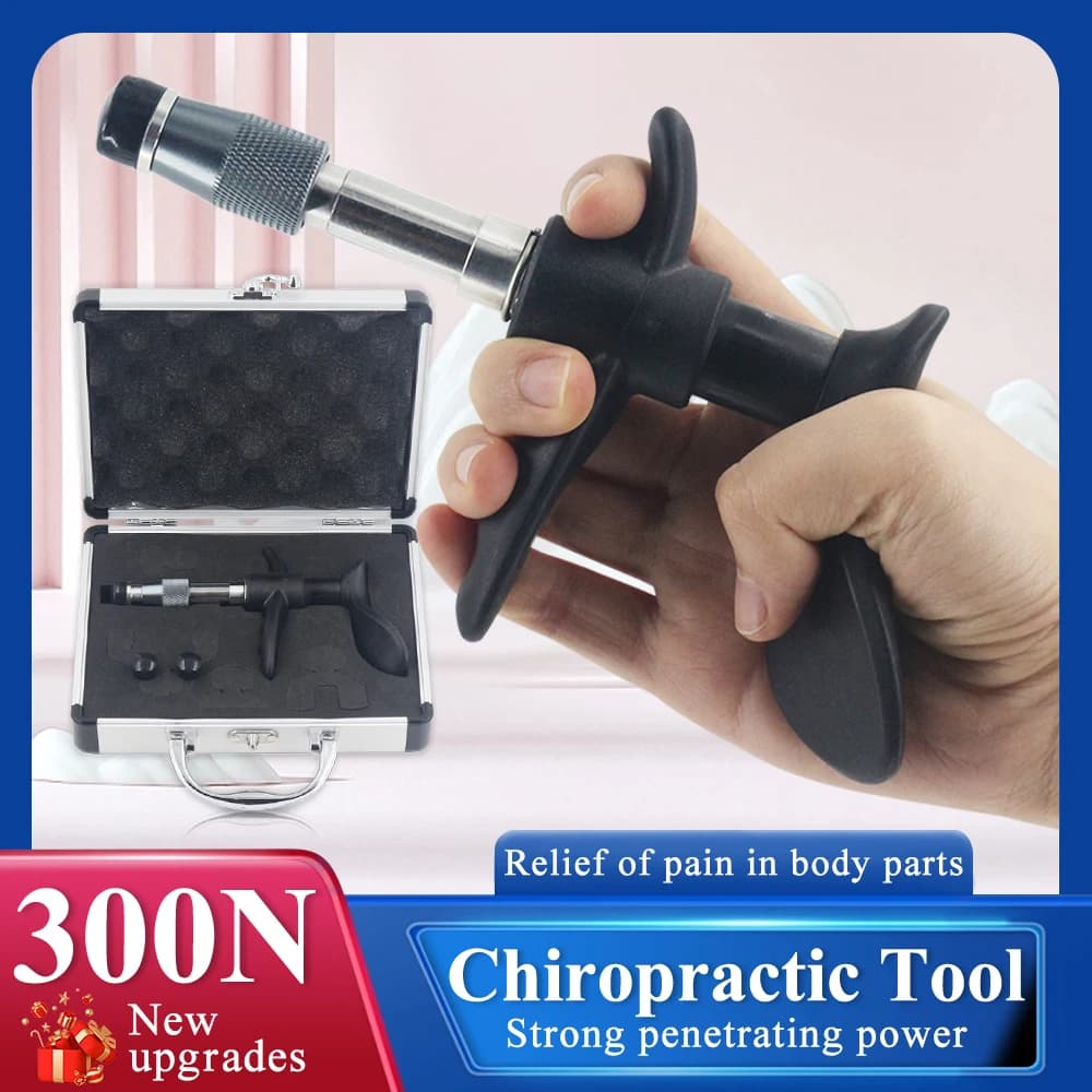 Chiropractic Adjustment Tool 300N 2026 New Pistola Manual for Vertebral Column Portable Massage for Back Cervical Column Correction