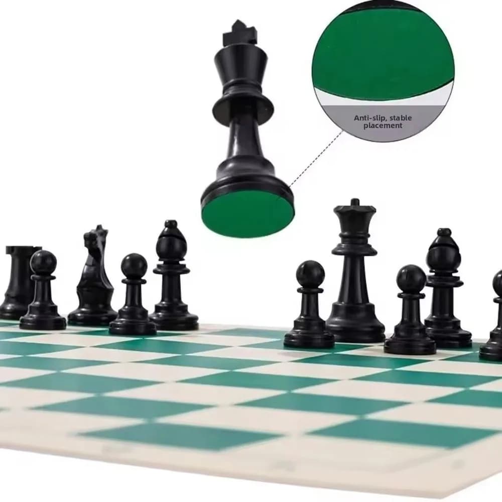 Outdoor Travel Portable Chess Set Barrel Folding Chessboard Plastic Chess Pieces Family Board Games Kids Chess Set