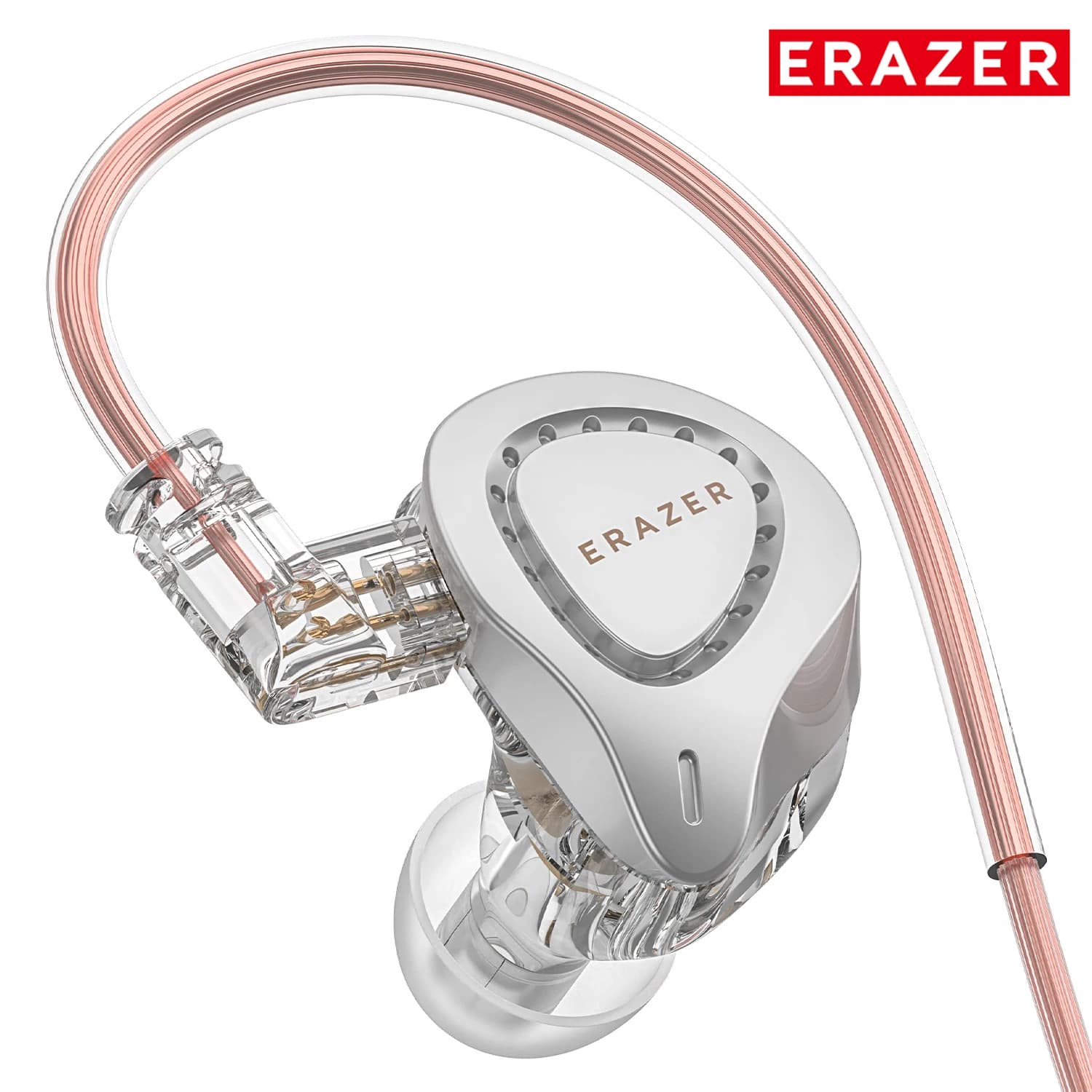 ERAZER XP10 Auricolari in-ear da gioco OFC Auricolari Bluetooth a doppio filo in rame privo di ossigeno Comode cuffie sportive con archetto da collo