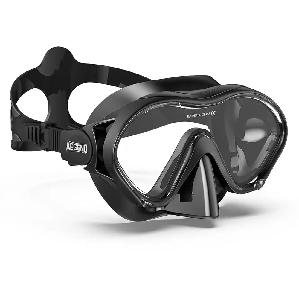 Occhialini da nuoto per bambini con copertura per il naso, maschera subacquea antiappannamento, visione chiara senza perdite di acqua, per bambini dai 6 ai 14 anni