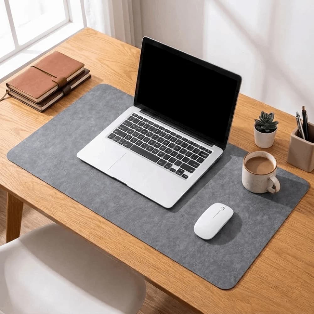 Office Stationery All-in-One Desk Pad Double-Sided Waterproof Mouse Pad Multi Functional Retro Writing Mat Gaming