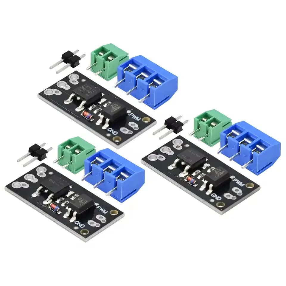 Isolated MOSFET Driver Module FR120N LR7843 AOD4184 3V/5V Logic Level Relay Replacement Switch Board For Arduino MCU Control