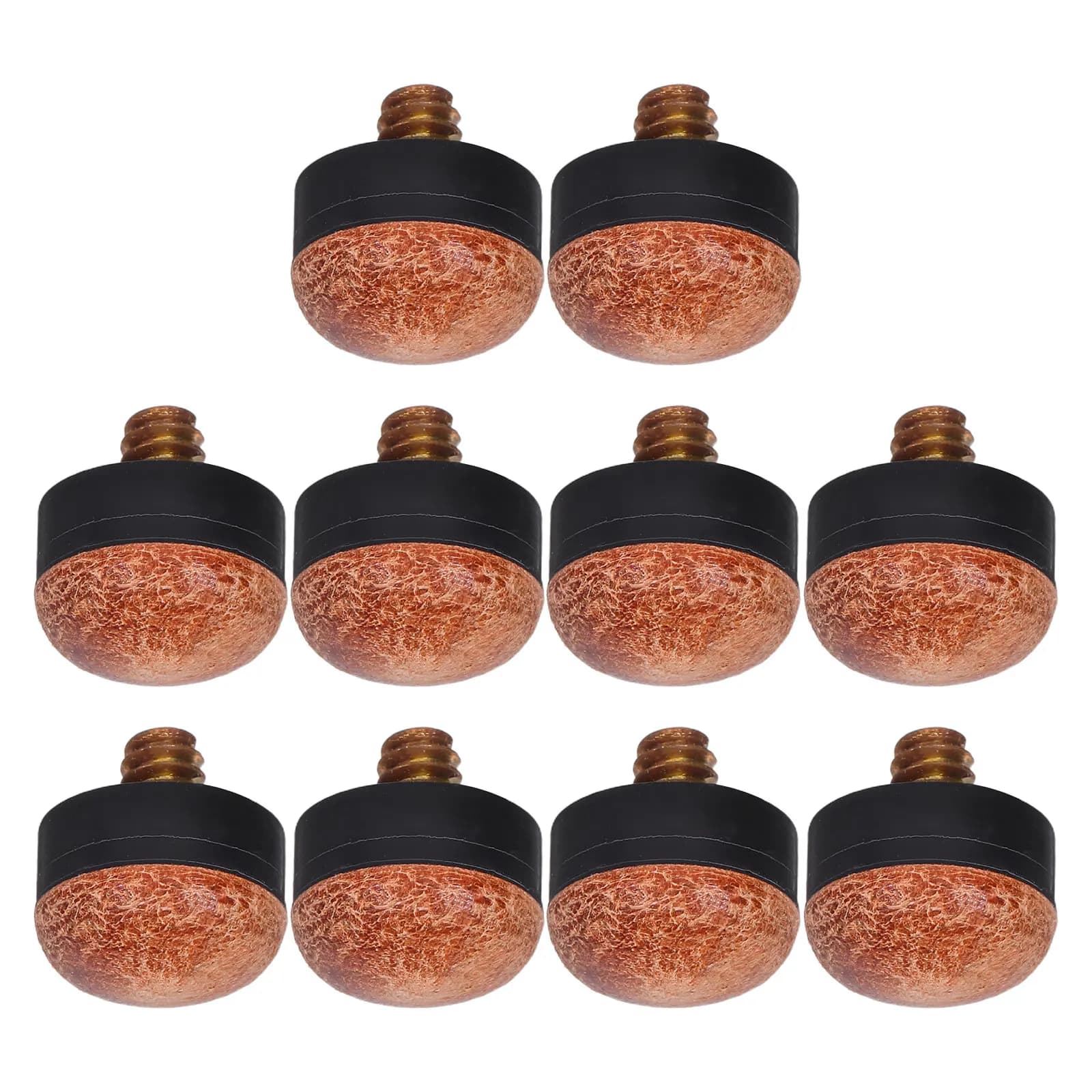 10 Pezzi Punte a Vite per Stecca da Biliardo 13mm, Kit di Ricambio per Riparazione Stecche da Biliardo e Snooker