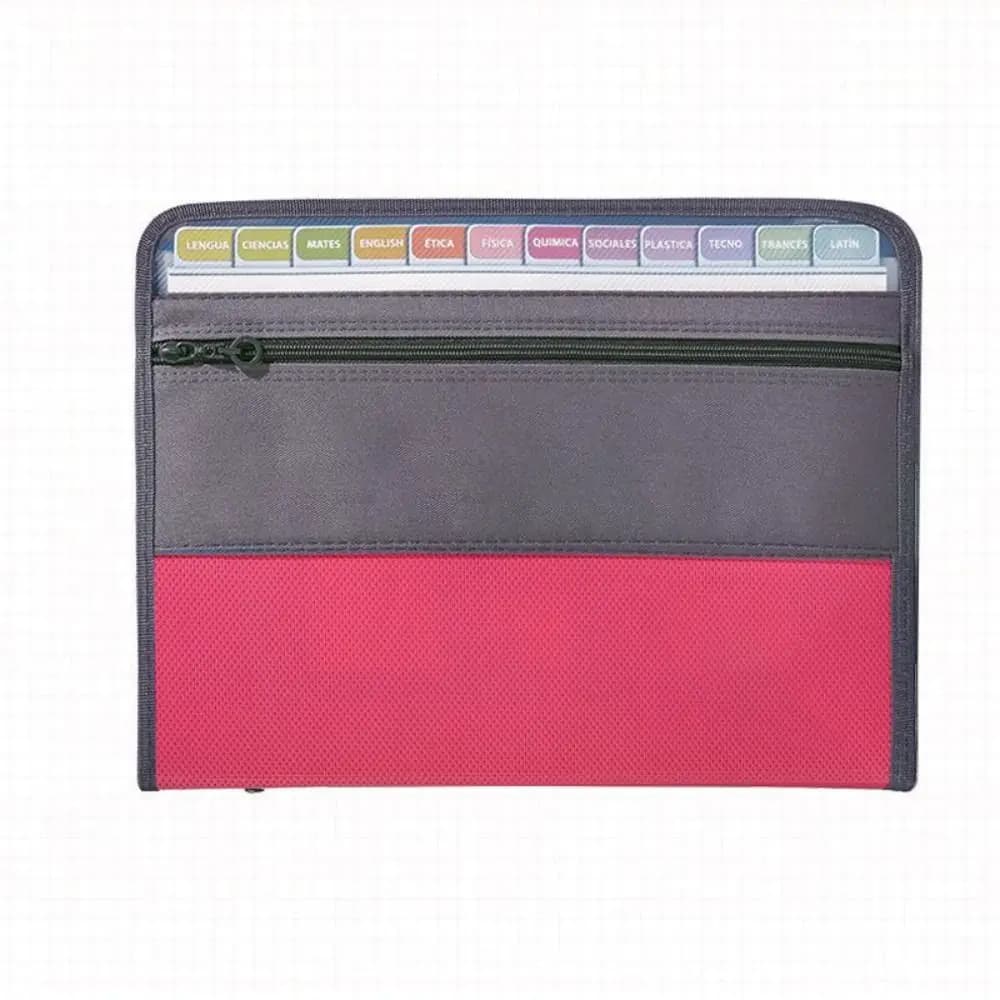 Portable Briefcases Accordion Bag School Paper Folder Document Organiser A4 File Folder Bag Expanding Wallet Document Organ Bag