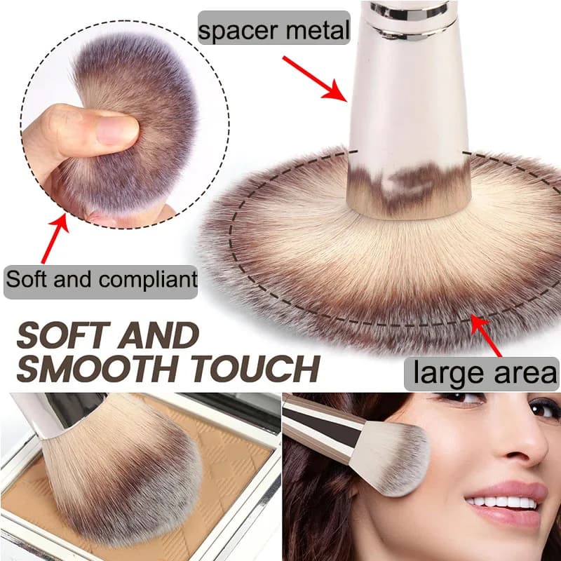 Nuovo set di pennelli per il trucco e strumenti per il trucco del viso con custodia 30 pezzi