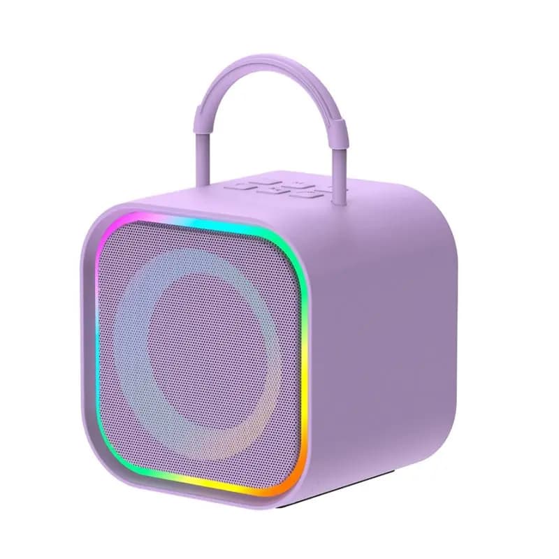 Bluetooth Speaker Mini Karaoke Machine Dual Wireless Microphones For Kids For Home Party Singing Portable Mic Speaker