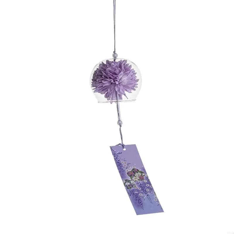 581D Florals Wind Chimes Japanese Wind Chimes For Home Decors Garden Art Enthusiasts