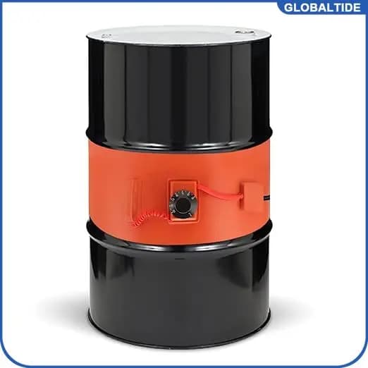 Riscaldatore per tamburo in silicone con fascia in silicone per tamburo elettrico personalizzato Riscaldatore per tamburo in gomma siliconica Riscaldatore per barile in metallo per serbatoio di gas olio