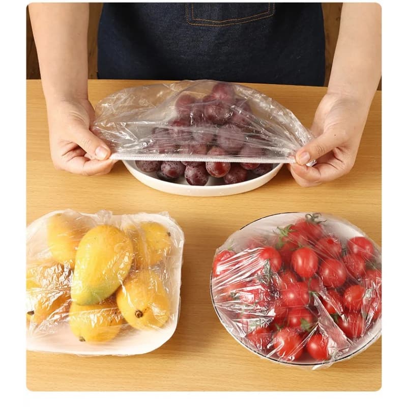 Reusable Stretch Lids for Food Preservation And Shower Caps Set Kitchen Storage Container Covers Ideal for Bath And Kitchen Prot