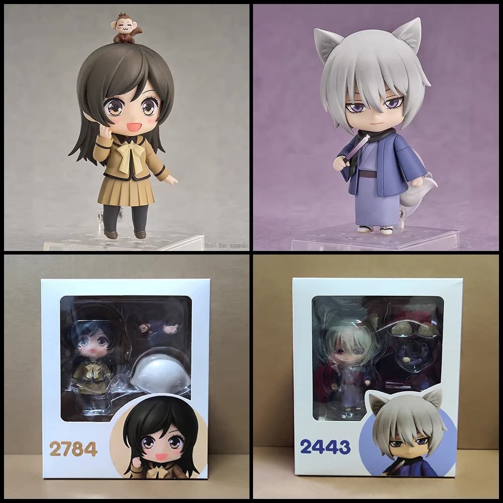 2443 Tomoe Kamisama Kiss Q Version Action Figure Articolata con Faccia Intercambiabile, Decorazione da Scrivania, Modellino da Collezione Anime