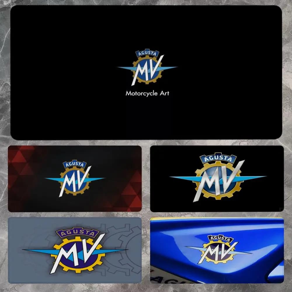 M-MV Agusta Mouse Pad 90x40CM Tappetino per mouse da gioco antiscivolo Gamer E-Sports Tappetino per mouse Gioco Tastiera meccanica Tappetino da scrivania XXL