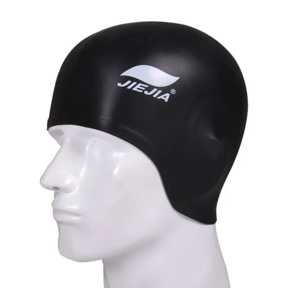 Equipment Bathing Caps Silicone Waterproof Swim Pool Cap Protect Ears Swim Hat High Elastic Diving Hat Silicone Swimming Caps