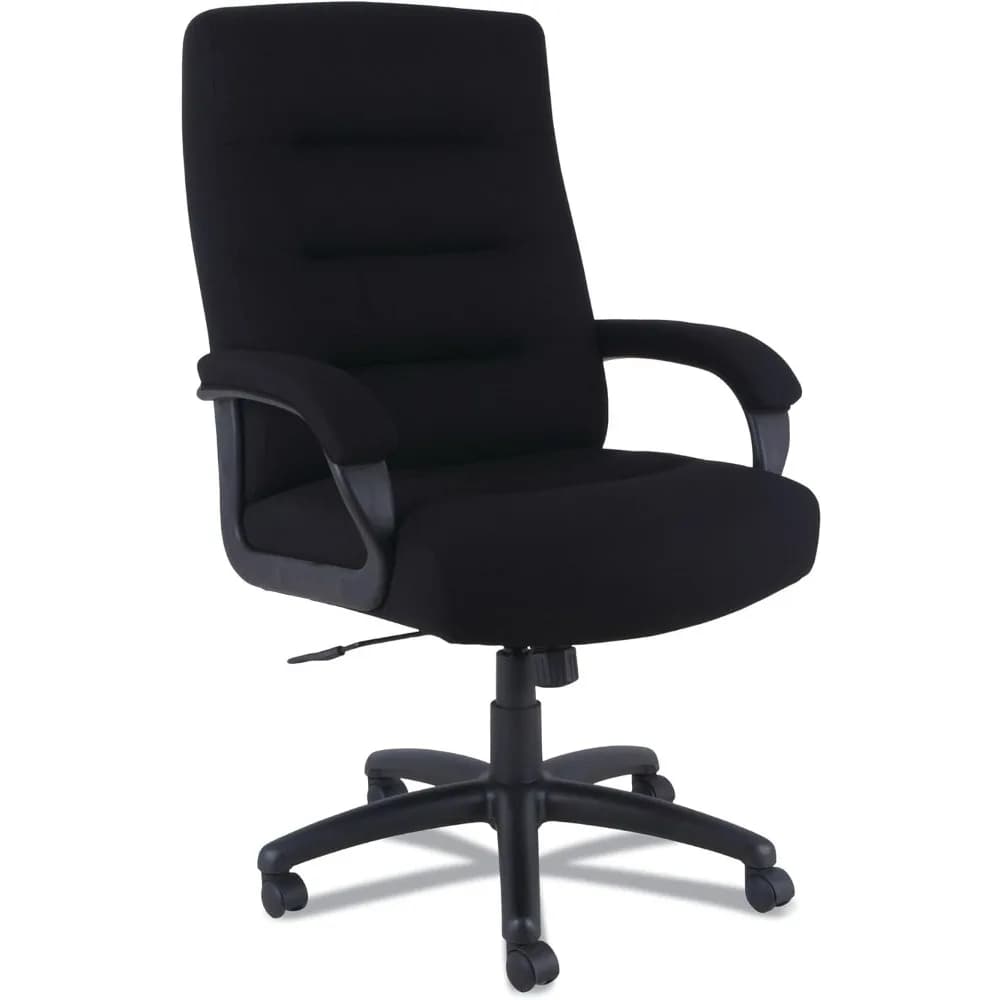 Sedia da ufficio Alera Alera Kesson Series con schienale alto, supporti fino a 300 libbre, altezza seduta da 19,21 a 22,7, nera