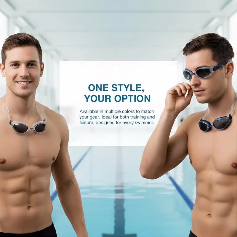 1PC Anti fog Swimming Goggles Silicone HD Waterproof for Men Women Comfortable Diving Gear for Pool