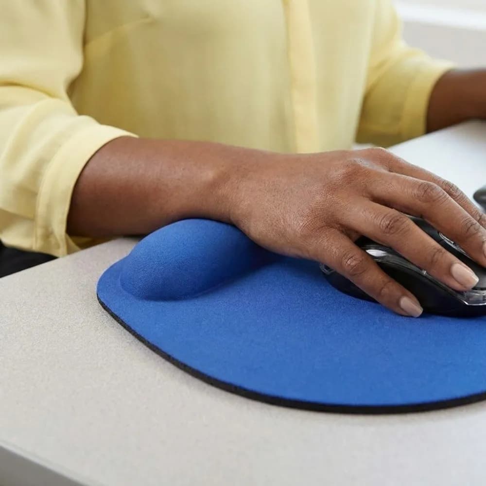Tappetino per Mouse Premium in EVA con Supporto per Polso, Antiscivolo, Ergonomico, Impermeabile, Multicolore, per Casa e Ufficio