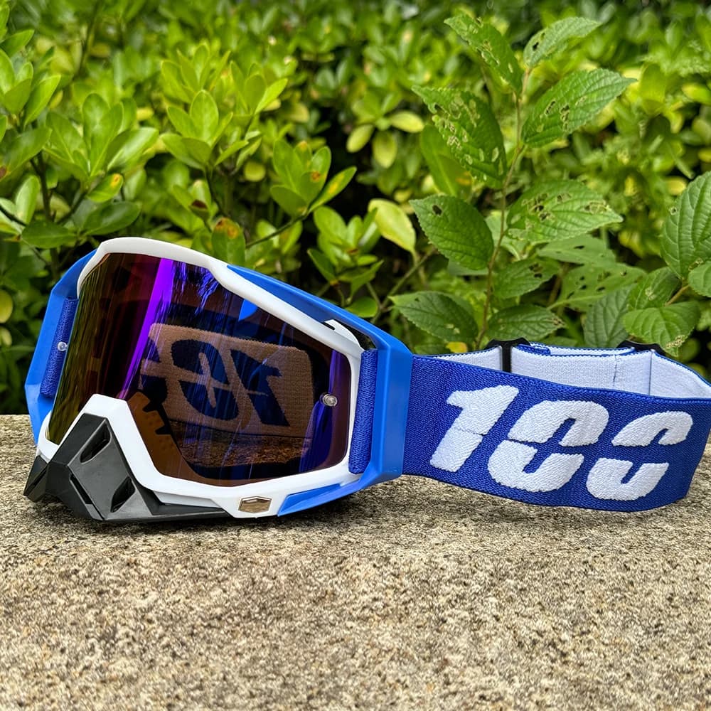 100 Occhiali da moto Occhiali da corsa per motocross Occhiali da moto Occhiali da motocross Occhiali da ciclismo Occhiali da mtb