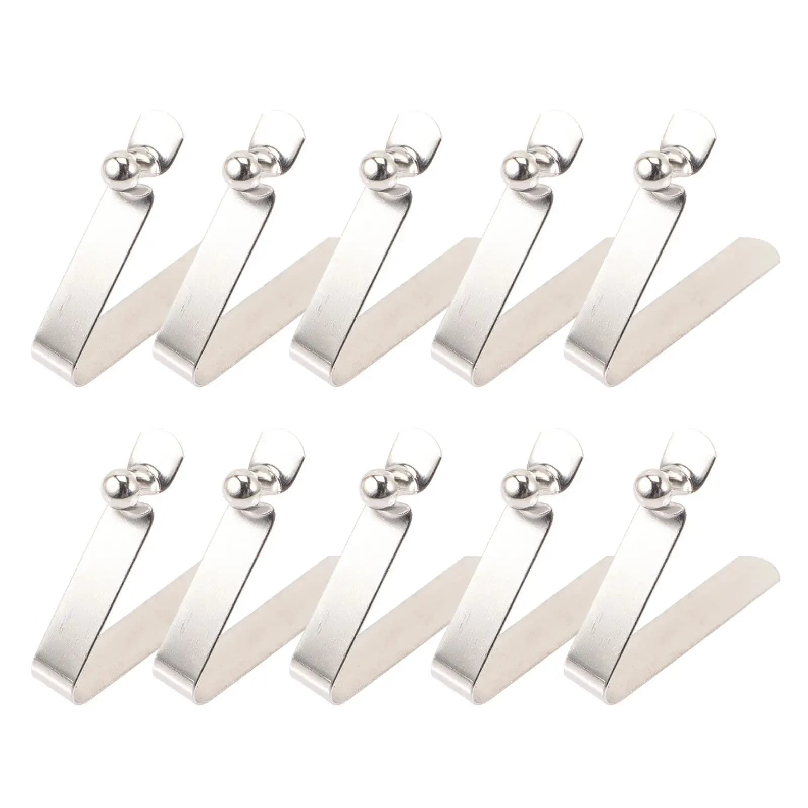 20Pcs Spring for Tent Pole Boat Snap Clip Kayak Spring V Shape Buckle Compression Clip DIY Camping Accessory Space Saving Sturdy