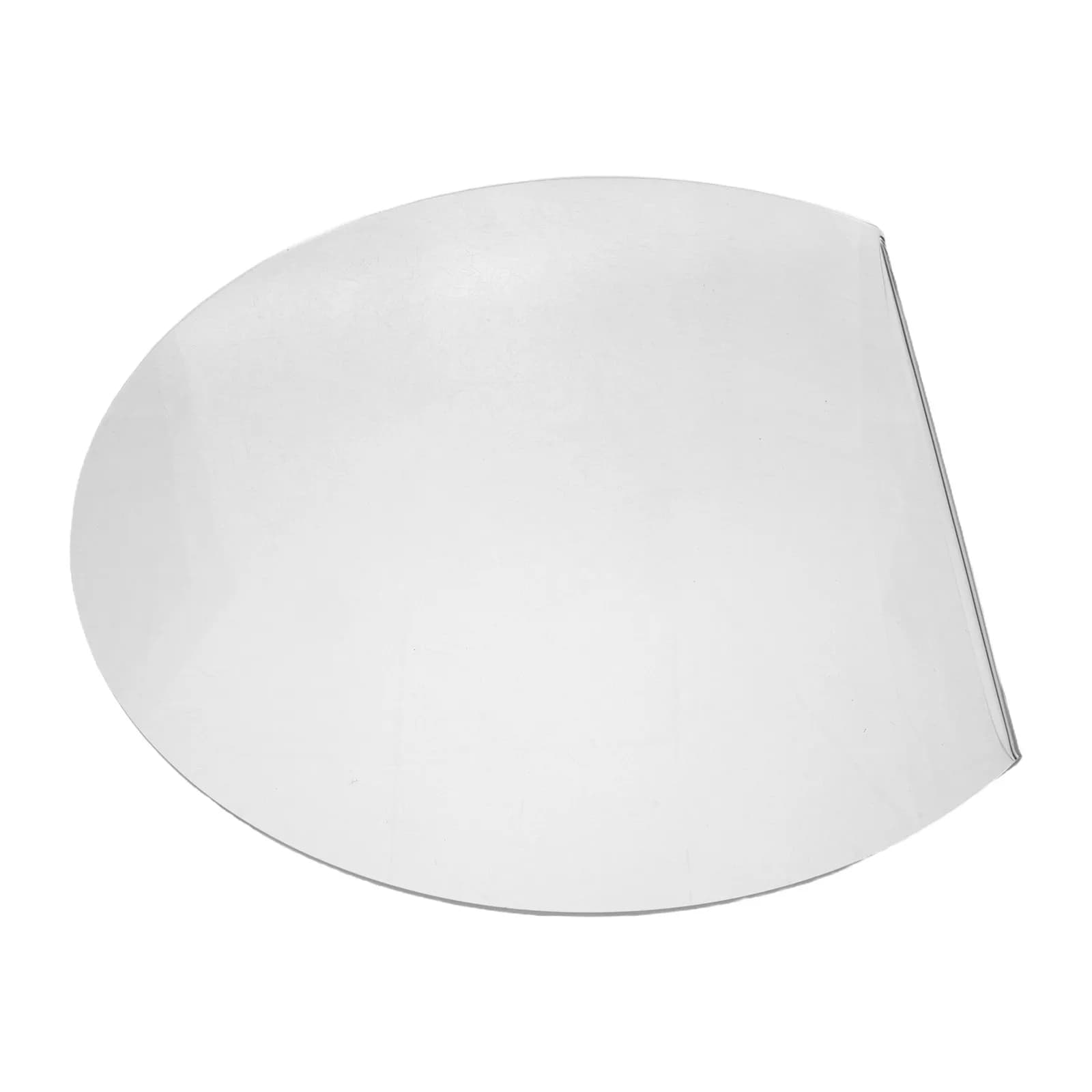 Semicircle Acrylic Kitchen Cutting Board Clear Non Slip Hard Plastic Chopping Board for Fruit Veggie Prep Kitchen Countertop
