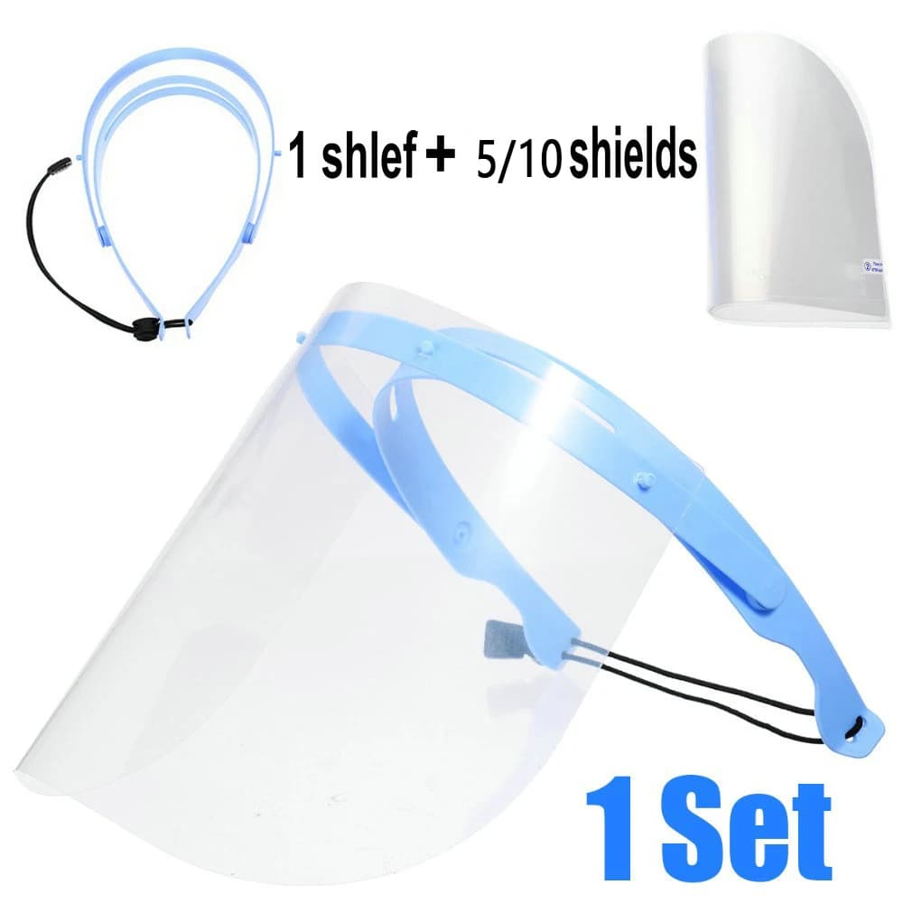 Complete protective mask for dentist Transparent mask with adjustable suit Dental anti-dust mask for bacteria