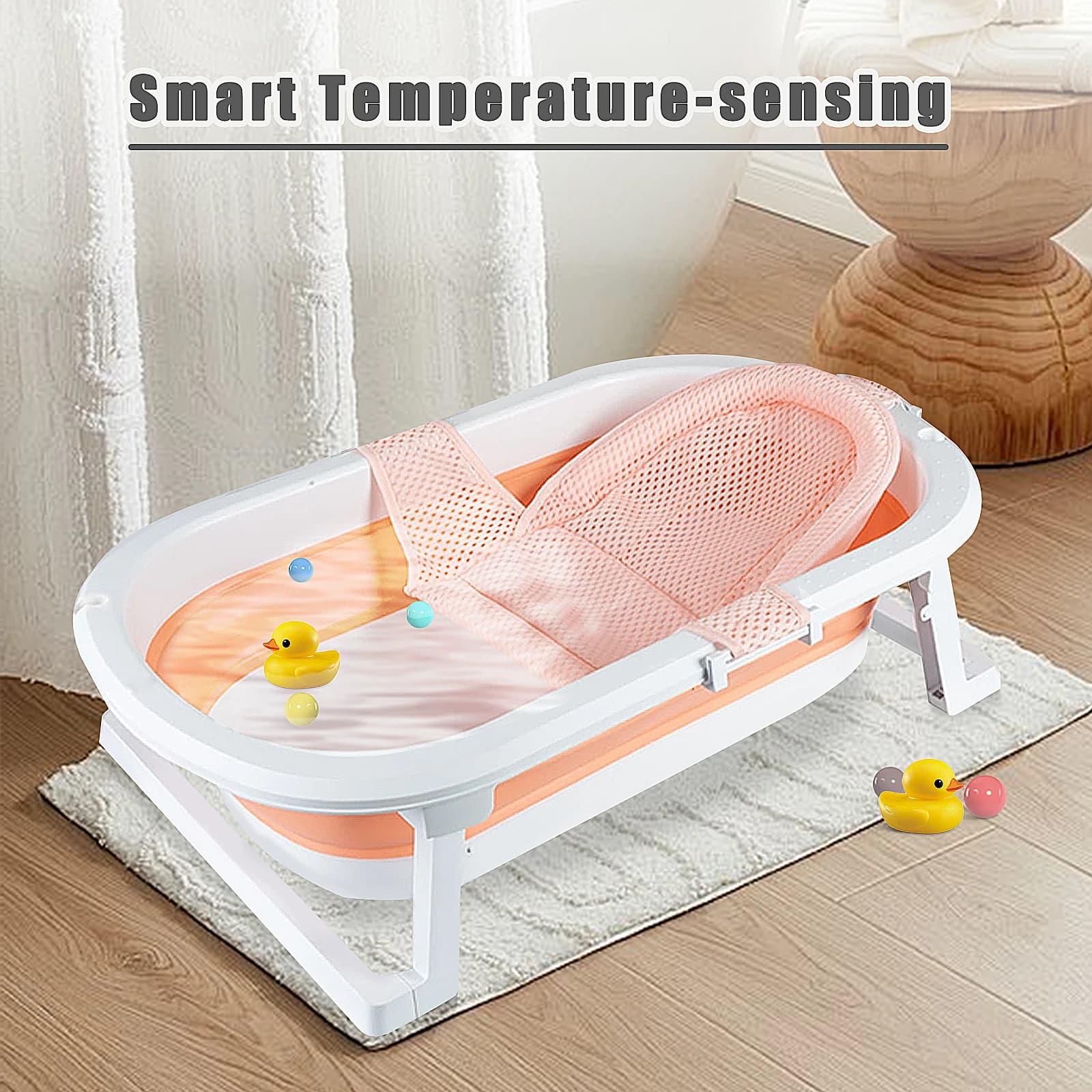 Baby Bath Net Mat Children Newborn Adjustable Bathtub Pillow Seat Cushion Cross-shaped Anti-slip Bathtub Shower Cradle Bed Seat