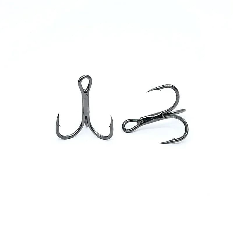 5 pcs/box ST41-3X Triple Strength Super Strong Steel Alloy Cufflink Sharpener Treble Hook 6 # 8 # 10 # 12 # Fishing equipment I love Fishi