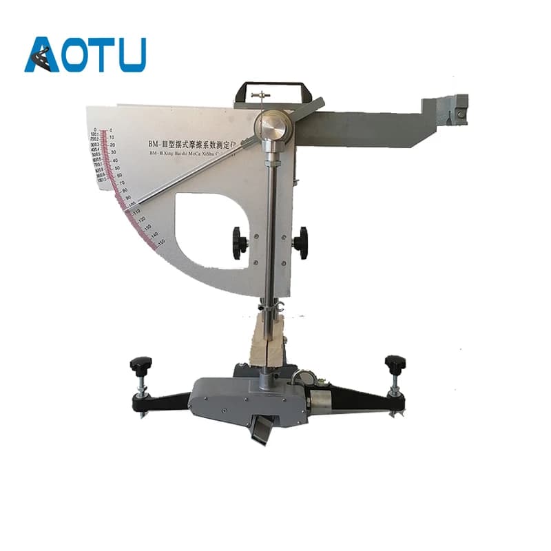 China Toproad Aggregate Pendulum Skid Resistance and Friction Testing Apparatus British Pendulum Slip Equipment