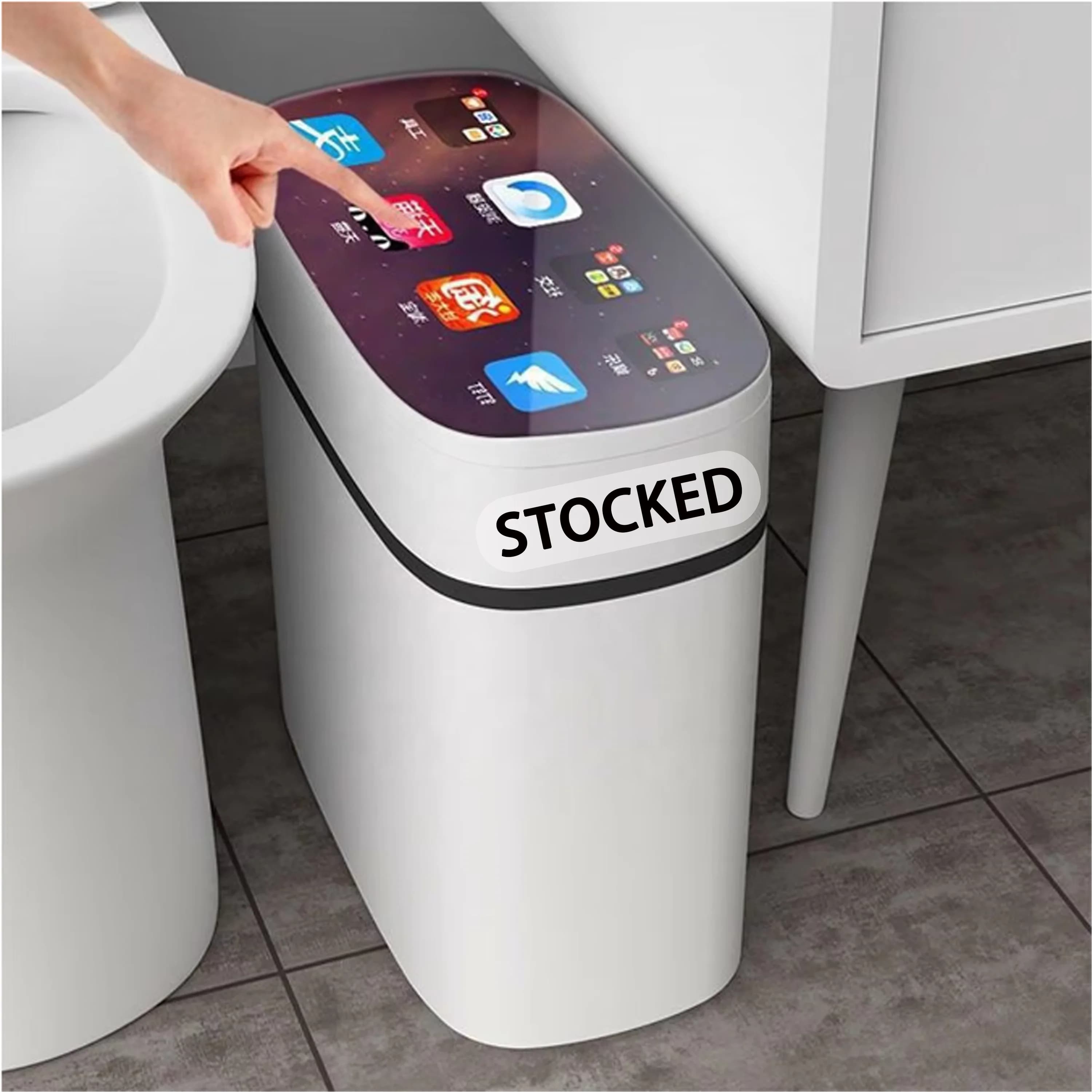 Disponibile Pattumiera in plastica da 16 litri Nuovo sensore automatico intelligente elettrico del produttore Bote De Basura intelligente senza contatto